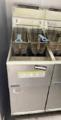 1 x Pitco 35C+ Commercial Single Tank Gas Fryer With Baskets