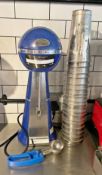 1 x Shmoo Milkshakes Commercial Spindle Drinks Mixer Plus Approx 20 Stainless Steel Cups & Scoop