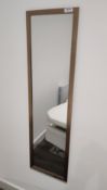 1 x Wall Mounted Dressing Mirror - LBC136 - CL763- Location: Sale M33Dimensions: 35 x 125 cm
