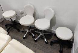 4 x Beauticians Treatment Chairs / Stools - Includes 2 Stools and 2 Seats - LBC103 - CL763- Location