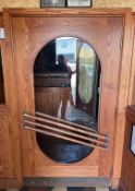 1 x Main Entrance Door From an American Retro Diner
