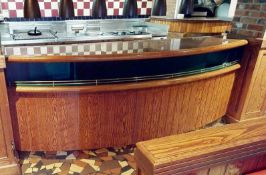 1 x Open Kitchen Passthrough Counter and Two Food Tray Holder Passthrough Counters