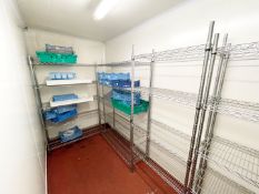 4 x Wire Shelving Racks For Commercial Kitchens