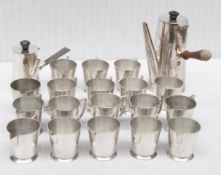 20 x Assorted Vintage Silver-Plated Milk Jugs - Recently Removed From A Well-known London Tea Room