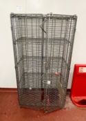 1 x Wine / Spirits Bottle Locker Cage