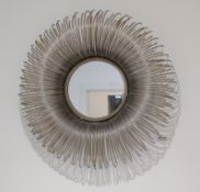 1 x Designer Rajasthan Wall Mirror - LBC105 - CL011 - Location: Altrincham WA14Dimensions: 64 cm Dia
