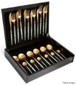 1 x CUTIPOL 'Goa' Luxury 24-Piece Cutlery Set - Original Price £430.00 - Unused Boxed Stock - Ref: