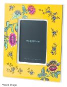 1 x WEDGWOOD 'Wonderlust' Fine Bone China, Yellow Tonquin Photo Frame - Original Price £85.00
