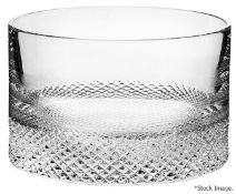 1 x RICHARD BRENDON Luxury Handcut, Mouth-blown Diamond Cut Crystal Ice Bucket - Original Price £