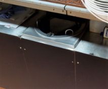1 x Mobile Incounter Heated Plate Dispenser - Stainless Steel Finish