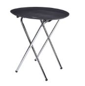 1 x Chrome Restaurant Tray Stand With Three Large Trays - CL779 - Location: Nottingham NG4