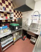 1 x Hobart AMXS-10A Passthrough Dishwasher - 2017 Model - Complete System With Grease Trap and More!