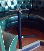 5 x Cast Iron Table Bases
