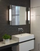 3 x TECNOLUMEN Premium German Made LED Indoor Wall lights In Stainless Steel - IP20 - RRP £2,399