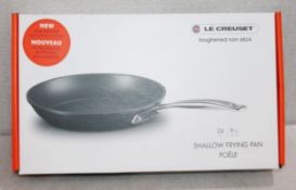1 x LE CREUSET Toughend Non-Stick 24cm Shallow Frying Pan - Original RRP £110.00