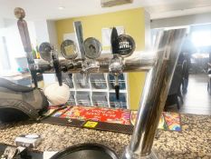 1 x Multi Drink Chrome Beer Pump With Four Taps - Ref: JMR111 - CL782 - Location: Leicester,