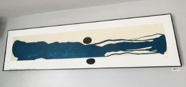 1 x Victor Passmore Abstract Framed Wall Art - Marlborough Graphics of London - Size: 150mm x 40 cms