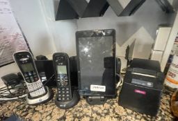 2 x Food Ordering Tablets Including a Lenovo TB-8505F 2020 Tablet and an Exertis SMB-H8005 Android