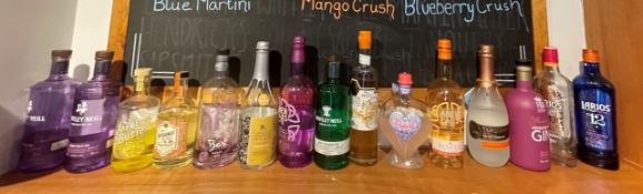 15 x Bottles of Various Craft Gin - Includes Whitley Neill, Aber Falls, Tarquins and More - Part