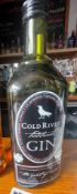1 x Bottle of Cold River Traditional Gin - New / Sealed - Ref: HTYS216 - CL782 - Location:
