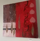 1 x Piece of Wall Art - Size: 60 x 60 cms - Ref: HTYS265 - CL782 - Location: Leicester,