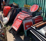 1 x Large Quantity Of Assorted Road Signs - CL464 - Location: Liverpool L19