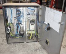 1 x Stainless Steel Electrical Cabinet With MHB's, Speed Drive, PSU, Circuit Breaker, Switch & More