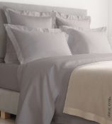 1 x HARRODS OF LONDON 'Brompton' Emperor Egyptian Cotton Flat Sheet (355cm x 295cm) - RRP £289.00