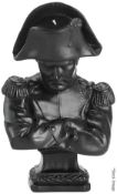 1 x CIRE TRUDON Luxury Napoleon Bust Candle In Black - Original Price £150.00 *Damaged*