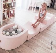 1 x MEOWBABY Pink Foam Play Set With Balls - Original Price £179.00