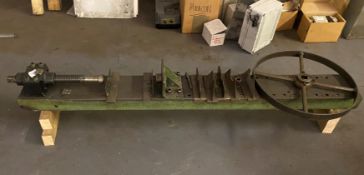 1 x Manually Operated Horizontal Bearing Press Machine - Ref: C2C031 - CL789 - Location: