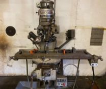 1 x Bridgeport Textron Variable Speed Vertical Milling Machine - Ref: C2C044 - CL789 - Location: