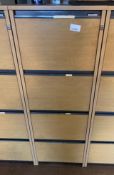 1 x Large Wooden Filing Cabinet By Contraplan - Ref: C2C088 - CL789 - Location: SolihullCollection