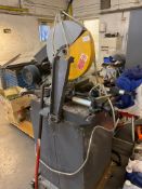 1 x MACC TA 400 Manual Pull Down Metal Cutting Circular Saw - Has Only Been Used For Cutting Soft