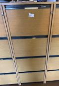 1 x Large Wooden Filing Cabinet By Contraplan - Ref: C2C087 - CL789 - Location: SolihullCollection