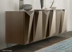 1 x REFLEX ANGELO 'Quartz' Italian Designer 2.1-Metre 3-Door Sideboard - Original Price £6,600