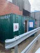 1 x Shipping Container Office - CL464 - Location: Liverpool L19