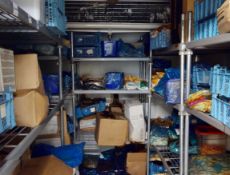 5 x Wire Cold Room / Commercial Kitchens Shelving Racks - From a Popular American Diner - CL800 -