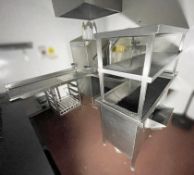 1 x Winterhalter PT-M Passthrough Dishwasher With Inlet and Outlet Table With Wash Basin and Spray