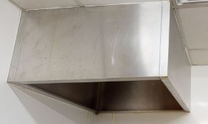 1 x Stainless Steel Dishwasher Canopy - Dimensions: H40 x W100 x D100cm