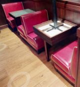 Selection of Single Seating Benches and Dining Tables to Seat Upto 4 Persons - Retro 1950's American