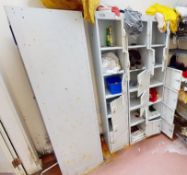4 x Assorted Tall Freestanding Lockers - From a Popular American Diner - CL809 - Location: Wisbech