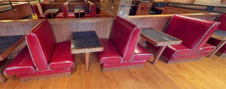 Selection of Single Seating Benches and Dining Tables to Seat Upto 8 Persons - Retro - 1950's