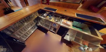 Selection Of 4 x Commercial Stainless Steel Back Bar Units - From a Popular American Diner