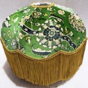 1 x HOUSE OF HACKNEY 'Zania' Velvet Tilia Juniper Lampshade 42cm - Original Price £395.00