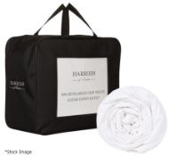 1 x HARRODS OF LONDON Emperor 90% Hungarian White Goose Down Duvet 13.5 Tog - Original RRP £1,200