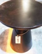 1 x WOOOD Diaz Sculptural Bronze Coffee Table 50x40cm