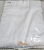 1 x PRATESI OYS Trecca Jacquard Duvet Set - Duvet 230x220 Shams 2 250x75, Flat 240x300 - Original