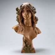 Art Nouveau Frauenbüste 