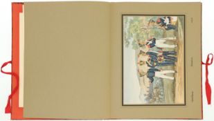 Gravure Militaires, A. von Escher, Atillerie Band 1-3
